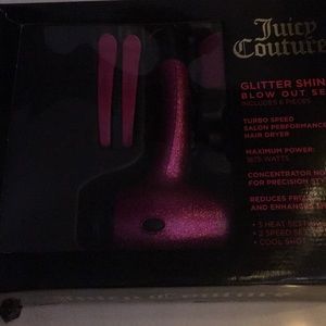Juicy couture glitter shine blowout set
